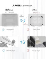 BoYata sturdy desk laptop elevator holding a premium tablet on an office workspace.