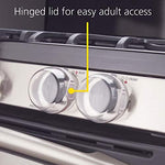 Safety 1st Child Proof Stove Knob Covers, Clear View Stove Knob Safety Covers (Set of 5) - Image 6