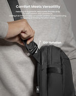 Tomtoc UrbanEX-B11 Daily Tablet Shoulder Bag detachable shoulder strap and buckle
