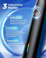 Family sharing concept illustrating the color coded rings on the replacement toothbrush heads.