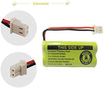 Close up view of the compact battery pack design tailored for cordless handsets