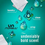 Close up of the Fresh and Breeze scent label on a 16.9 Ounce Febreze bottle