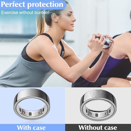 Polyjoy ring protector showing elastic material stretch and fit