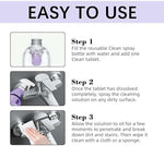 Hopasrisee bathroom cleaning application on tiles