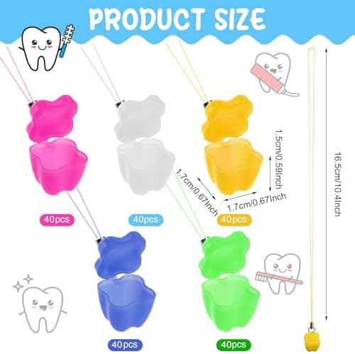 Close up of Haomian tooth storage case for milk teeth