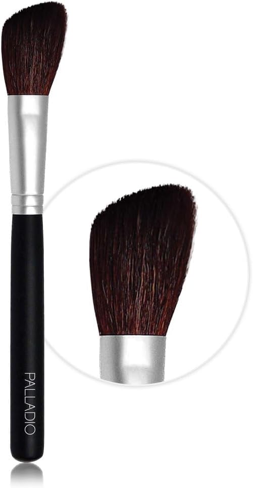 Palladio Powder Brush, Large All Over Face Makeup Brush, Buffs Loose Powder, Flawless Blending, Smooth Finish, Synthetic Natural Bristles, Soft Feel, Comfortable Grip, Professional Application. - Image 12