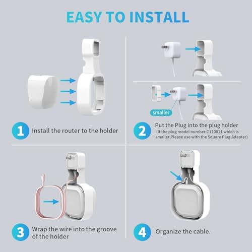 Sootozy dual pack space saving brackets side view illustrating sleek minimalist profile.