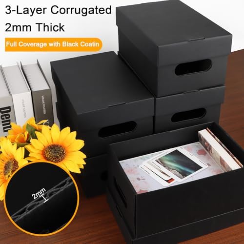 Side view of Aopule storage box showing durable cardboard construction