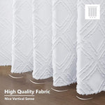 Included twelve C-type plastic hanging hooks displayed alongside the premium wrinkle free polyester fabric package