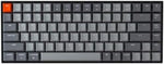 Keychron K2 keyboard showing white LED backlight illumination