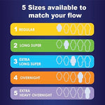 Always brand USA imported feminine care pads for overnight leak protection