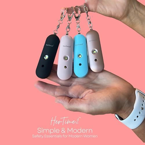 HerTime2 waterproof personal alarm showing side profile