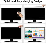 Pozlle dual pack privacy filter matte finish side minimizing office glare