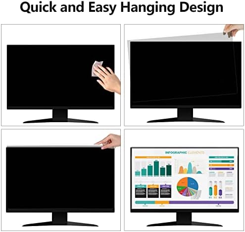 RedANGEL desktop anti scratch guard protecting monitor from fingerprints