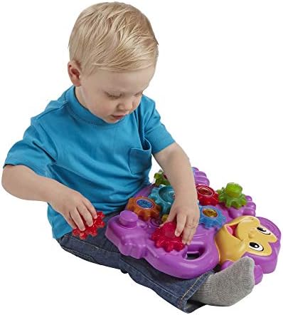 Playskool Monkey Gears toy showing light and music activation