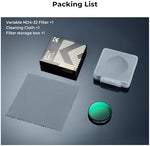 Protective nano-coating detail on camera lens filter
