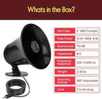 Pyramid SP5 outdoor siren horn speaker package contents including the fully integrated assembly