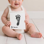 Premium green gift box packaging for newborn keepsake baby shower present