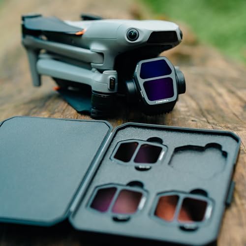 Close up of Freewell Split ND filter for DJI Air 3S camera