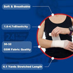 Premium lint free and latex free wound care dressing rolls