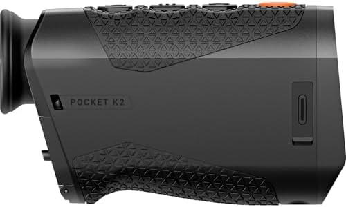 RIX Pocket K2 thermal imaging camera side profile displaying the compact pocket-sized body design.