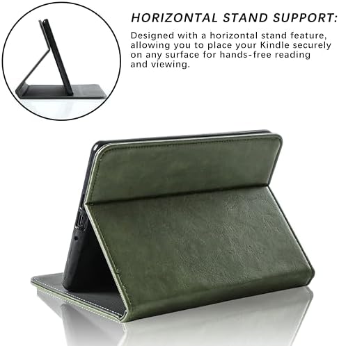 Detail view of the hand strap on the Kindle case