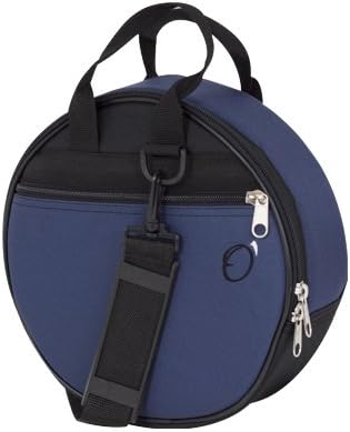 Ortola tambourine case front view in black and blue