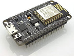 Close up of CP2102 chip on NodeMCU ESP8266 board