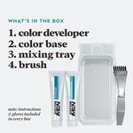 Precision applicator brush included in Just For Men gray hair dye set