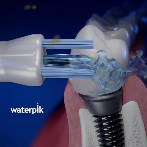 Waterpik color-coded replacement tips lifestyle application angle