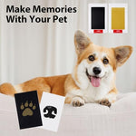 Dog mom gift set featuring detailed pet nose and paw print impression results