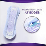 Side view of Always Discreet long length panty liners for light leaks