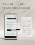 Back view of Viwoods 128GB e-reader showing design