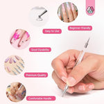 SAVILAND pattern tracing pen set emphasizing the rust resistant construction and sleek clear styling.