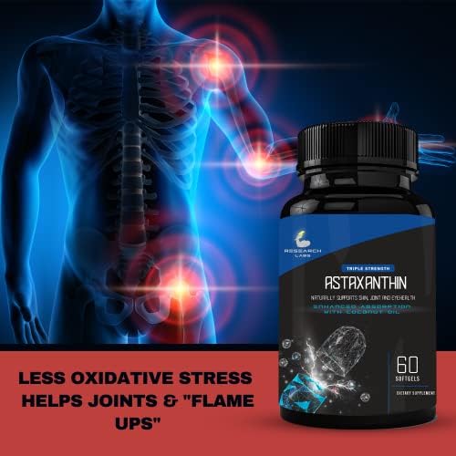 Icelandic microalgae sourced natural astaxanthin softgels for joint and eye health defense.