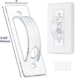 Bates light switch blocker installed on wall plate