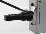 Sendt adhesive plate attached to the back of a tablet device