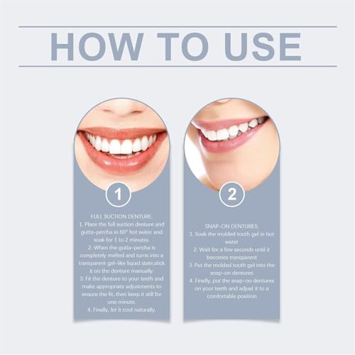 Comfortable denture prosthetic set for daily use