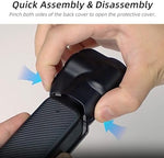 Compact action camera accessories for blocking dust and scratch damage during travel