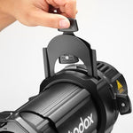 Godox projection lens accessory in carrying case