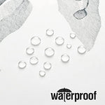 Waterproof polyester fabric texture close up of watercolor plant leaf pattern