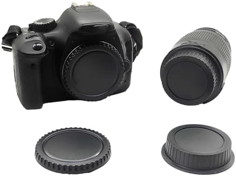 Rear lens cap cover showing the deep protective well that shields rear glass elements and electronic contact pins from scratches.