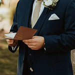 Pocket sized wedding vow books for destination weddings