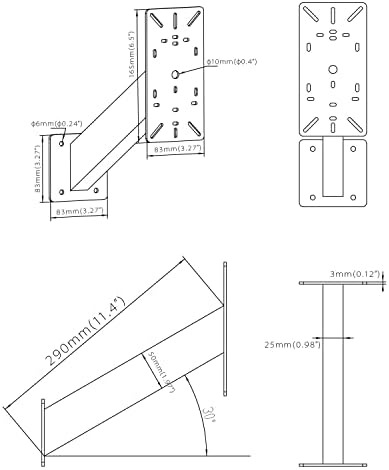 Heavy duty powder coated steel gooseneck post for gate opener access control systems