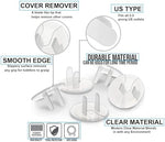 Durable plastic electrical safety caps for baby proofing home