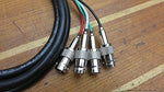Full view of the 1.5 meter Raymarine composite video input cable showing both connector ends