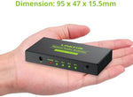 Package contents including optical cable and USB power cord