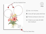 TwoDays floral bouquet art canvas inside premium solid wood white border hanging on a living room wall