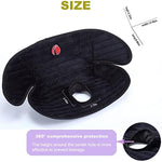 Non-slip silica gel backing of Joolio B&S seat protector