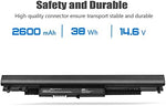 Wefly lithium ion notebook battery pack black finish details